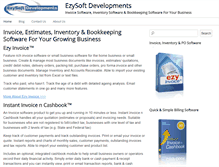 Tablet Screenshot of ezysoft-dev.com